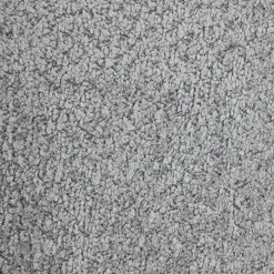 Letto alla francese 140x200cm con rete contenitore imbottito tessuto bouclé grigio Aluna