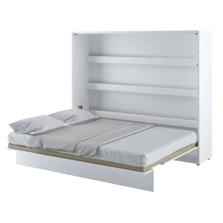 Letto a scomparsa orizzontale 160x200 cm matrimoniale bianco Camelio
