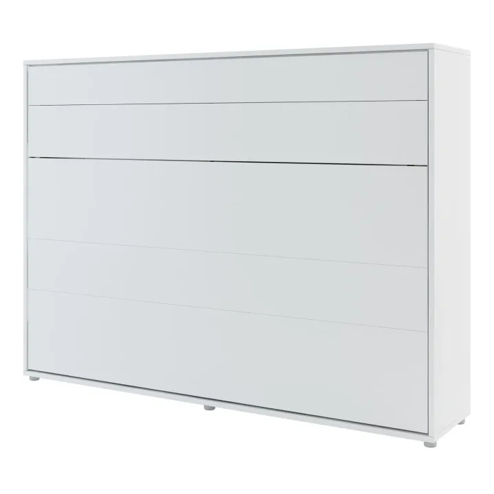 Letto a scomparsa orizzontale 160x200 cm matrimoniale bianco Camelio