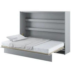 Letto a scomparsa orizzontale 160x200 cm matrimoniale grigio Camelio