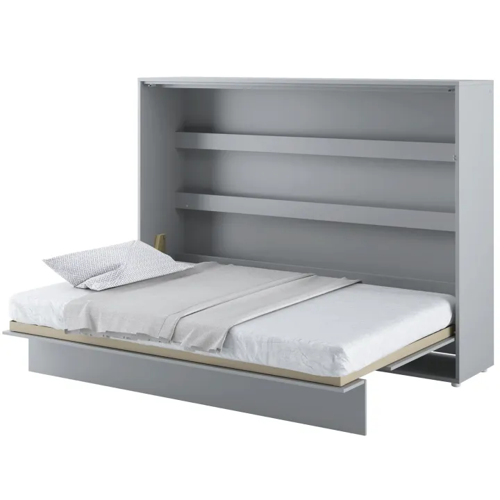Letto a scomparsa orizzontale 160x200 cm matrimoniale grigio Camelio