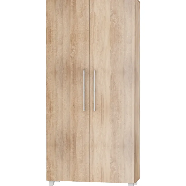 Letto a scomparsa verticale 90x200cm singolo rovere sonoma Calvin Gihome®