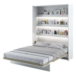 Letto a scomparsa verticale 160x200 cm matrimoniale bianco Camelio