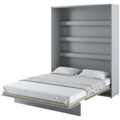 Letto a scomparsa verticale 160x200 cm matrimoniale grigio Camelio