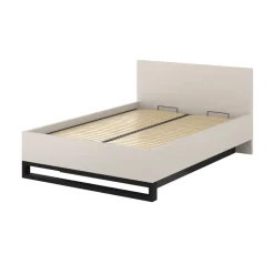 Letto contenitore matrimoniale 160x200cm beige cashmere Petra
