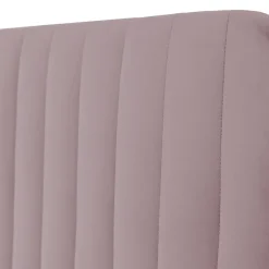 Letto contenitore matrimoniale 160x200 imbottito velluto rosa Poffi