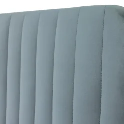 Letto contenitore matrimoniale 160x200 imbottito velluto grigio scuro Poffi