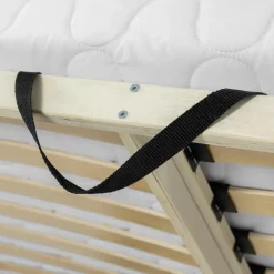 Letto contenitore matrimoniale 160x200 imbottito velluto blu Poffi