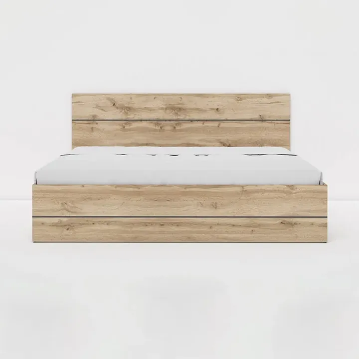 Letto matrimoniale contenitore con comodini 160x200cm quercia Tamika