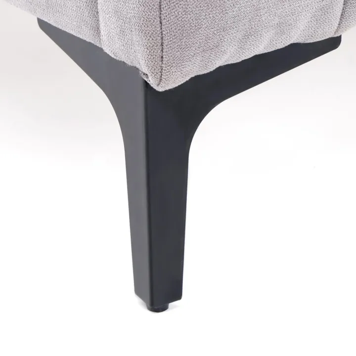 Letto matrimoniale imbottito 160x200cm grigio chiaro Varano