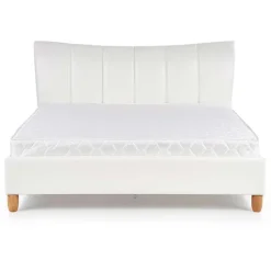 Letto matrimoniale in ecopelle 160x200cm bianco Cabras Gihome®