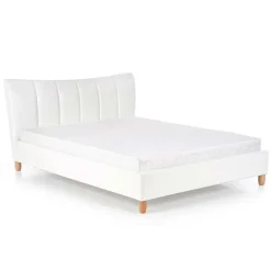 Letto matrimoniale in ecopelle 160x200cm bianco Cabras Gihome®