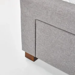 Letto matrimoniale in tessuto con cassettoni 160x200cm grigio Mestre Gihome®
