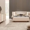Letto matrimoniale 160x200cm contenitore con comodini beige Jolly