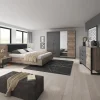 Letto matrimoniale 160x200cm grigio quercia Dable