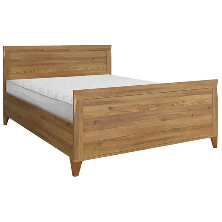 Letto matrimoniale 160x200cm rovere scuro Lucca