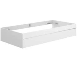 Letto singolo 90x190cm con letto estraibile bianco Bellix