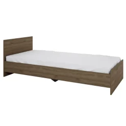 Letto singolo 90x200cm moderno noce Marco