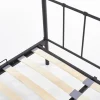 Letto una piazza e mezza moderno 120x200cm nero Stella
