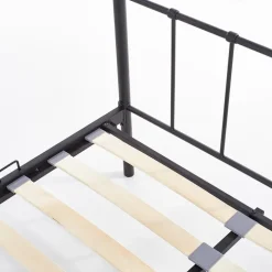 Letto una piazza e mezza moderno 120x200cm nero Stella