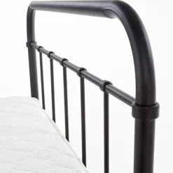 Letto una piazza e mezza moderno 120x200cm nero Stella