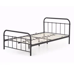 Letto una piazza e mezza moderno 120x200cm nero Stella