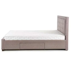 Letto 160x200cm matrimoniale con cassettoni beige Quarto Gihome®