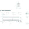 Letto 160x195cm matrimoniale imbottito con contenitore antracite Ardesia