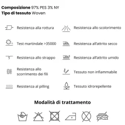 Letto 160x195cm matrimoniale imbottito con contenitore antracite Ardesia