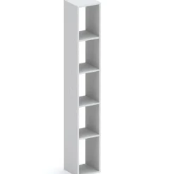 Libreria colonna 28x186h cm con 4 ripiani grigio chiaro Sunset