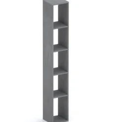 Libreria colonna 28x186h cm con 4 ripiani antracite Sunset