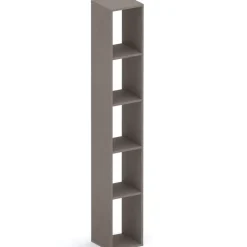 Libreria mobile multiuso scarpiera dispensa 195x186h marrone bronzo Sunset 1003
