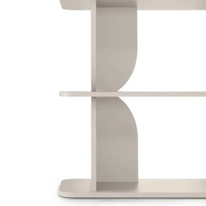 Libreria 160x156h cm moderna soggiorno cashmere Bukly