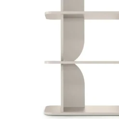 Libreria 120x185h cm moderna soggiorno cashmere Bukly