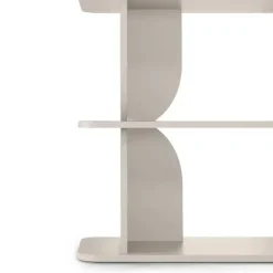 Libreria 160x78h cm moderna soggiorno cashmere Bukly