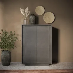 Madia alta 106x171h cm 2 ante antracite Deluxe