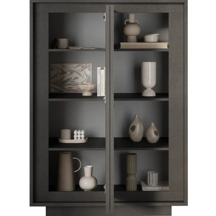 Madia alta 106x171h cm 2 ante antracite Deluxe