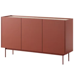 Madia moderna 144x83h cm 3 ante rosso Passion