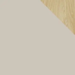 Madia soggiorno 120x105h cm 3 ante 2 cassetti beige cashmere rovere chiaro Linfa