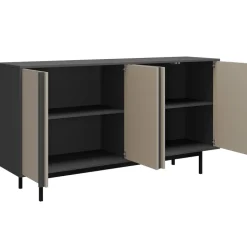 Madia 163x87 cm 4 ante antracite beige Essenzia