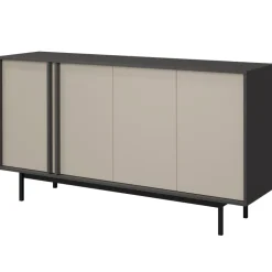 Madia 163x87 cm 4 ante antracite beige Essenzia