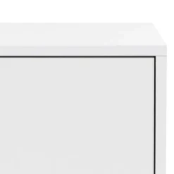 Madia 100x93h cm 1 anta 4 cassetti moderna bianco Eindhoven