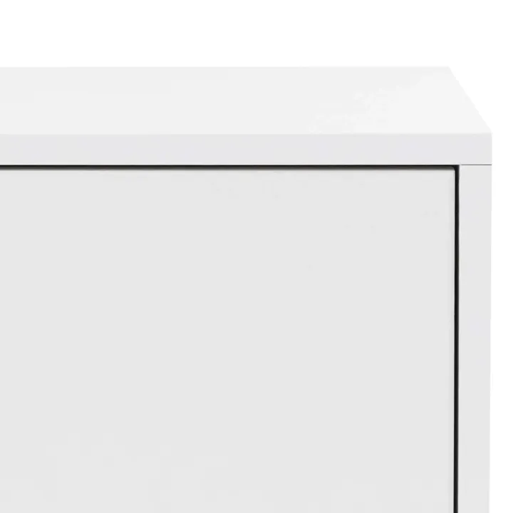 Madia 100x93h cm 1 anta 4 cassetti moderna bianco Eindhoven