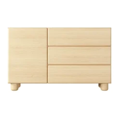 Madia 130x80h cm 1 anta 3 cassetti soggiorno rovere chiaro Mellow