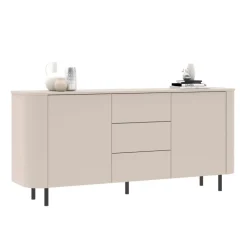 Madia 180x82h cm 2 ante 3 cassetti beige cashmere Lucrezia