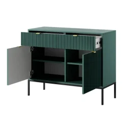Madia 104x83h cm 2 ante 2 cassetti moderna design verde Alisa