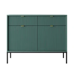 Madia 104x83h cm 2 ante 2 cassetti moderna design verde Alisa