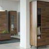 Madia 135x86h cm 3 ante 3 cassetti noce Line