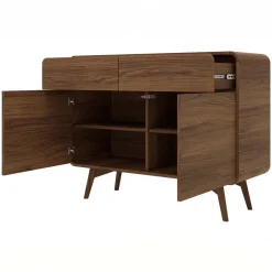 Madia 108x84h cm 2 ante 2 cassetti rovere scuro Walden