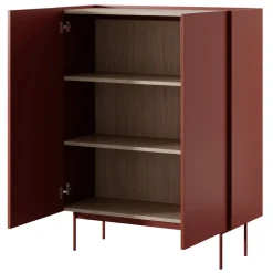 Madia 97x122h cm 2 ante design moderno rosso Passion